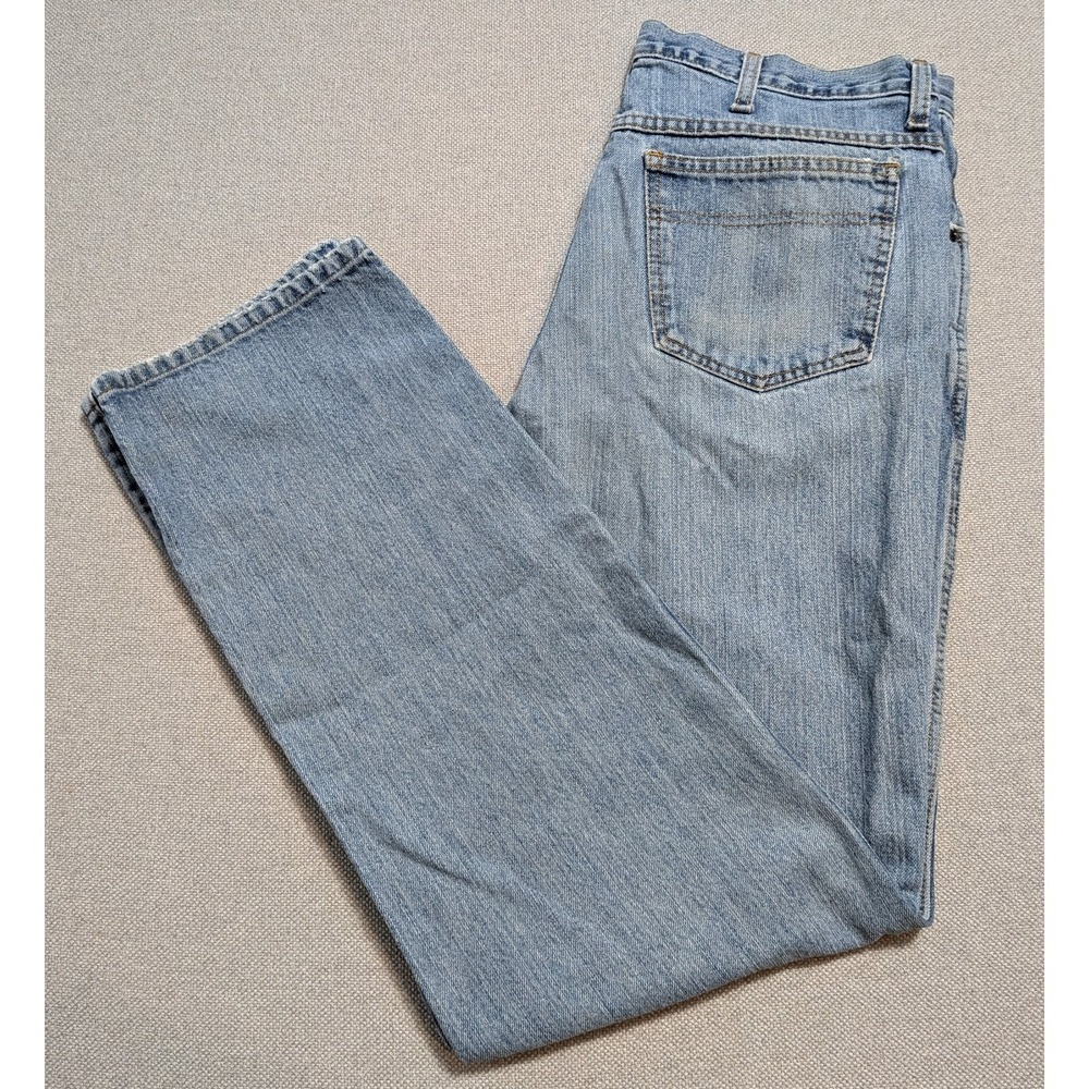 Cinch Jeans Men's Light Blue Wash Denim Straight Leg 35x34 100% Cotton